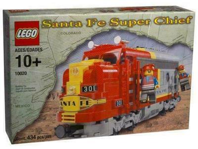 LEGO 10020 2 Trains Santa Fe Super Chief Limited Edition BrickEconomy