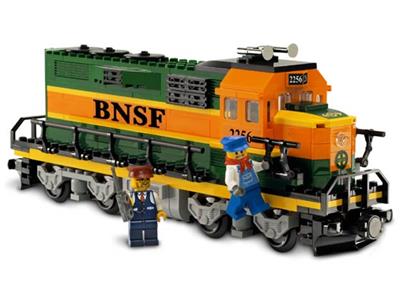 LEGO 10133 Trains Burlington Northern Santa Fe BNSF Locomotive