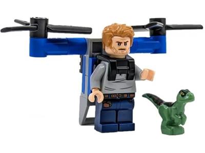 Lego jurassic world discount owen and blue