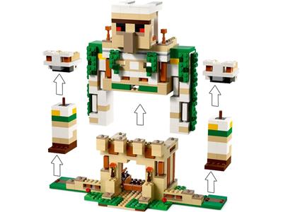 LEGO Minecraft The Iron Golem Fortress 21250 6425603 - Best Buy