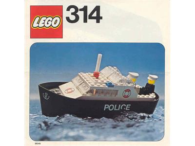 Lego police boat discount old