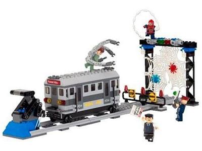 Lego spiderman train rescue sale