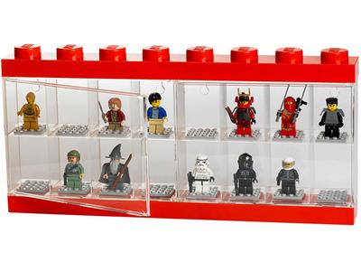 8-Minifigure Display Case – Red 5006151, Minifigures
