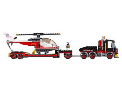 lego 60183 city vehicles cargo transport toy truck & helicopter