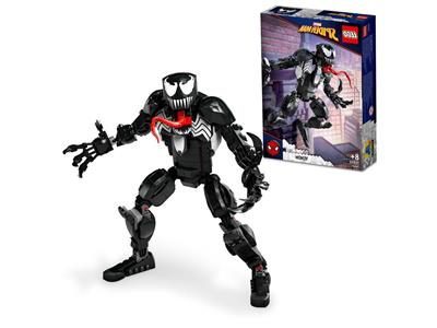 LEGO Marvel Venom Figure, 76230 Fully Articulated Super Villain Action Toy,  Spider-Man Universe Collectible Set, Alien Toys for Boys and Girls 