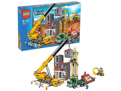 LEGO - 7633 - Jeu de construction - LEGO City - Le chantier  Jeux de  construction lego, Construction lego, Jeu de construction