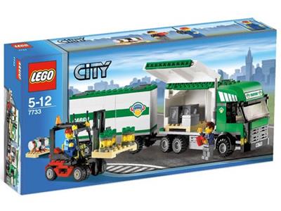 LEGO 7733 City Cargo Truck Forklift BrickEconomy