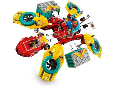 LEGO 80023 Season 2 Monkie Kid's Team Dronecopter | BrickEconomy