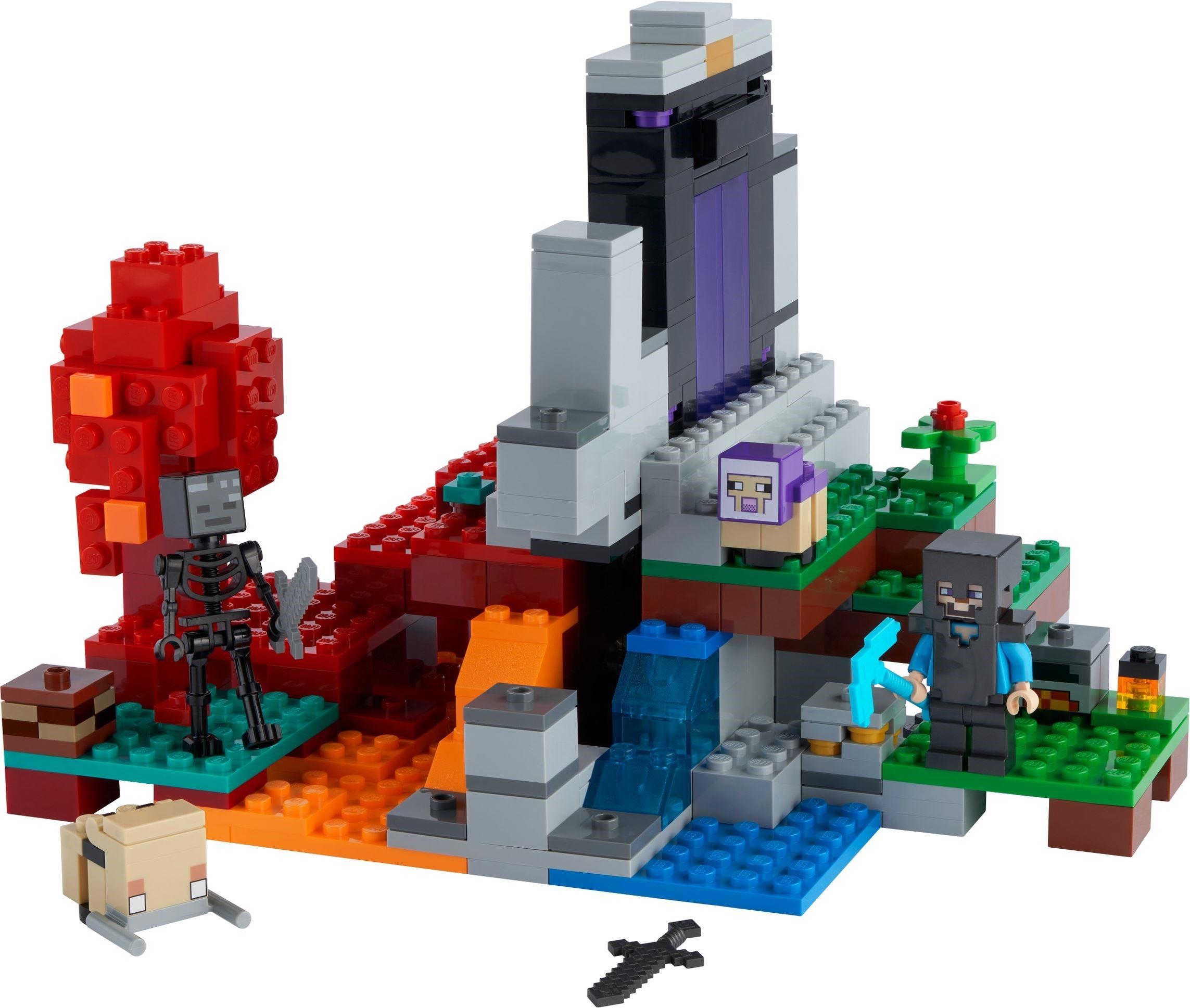 LEGO MINECRAFT WITHER SKELETON MINIFIGURE min025 USED w/SWORD