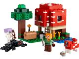 Lego 21177 minecraft l'embuscade du creeper, set avec minifigures