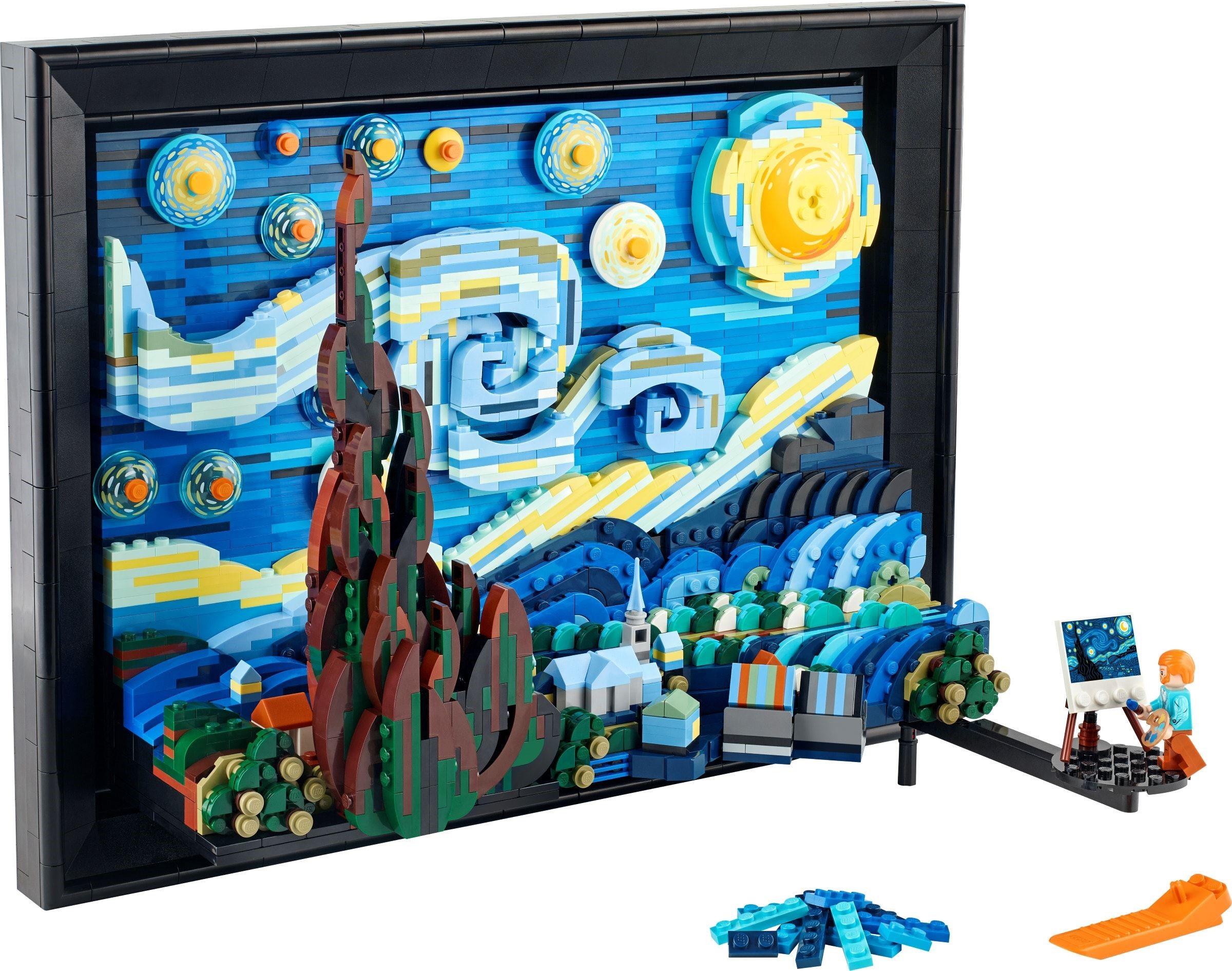 idea106 Lego Ideas (CUUSOO) 21333 - Vincent van Gogh Minifigure with Parts  - New