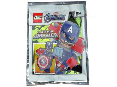 LEGO Superheroes: Captain America Minifig with Jetpack and Tesseract