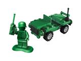 Lego Toy Story 7595 - 4x Green Army Minifigures w Accessories & Stretcher -  New