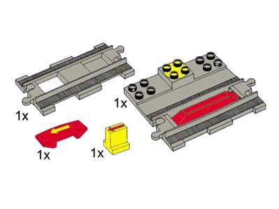 LEGO 5024 Duplo Start / Stop Rail, Single Rail, Change of