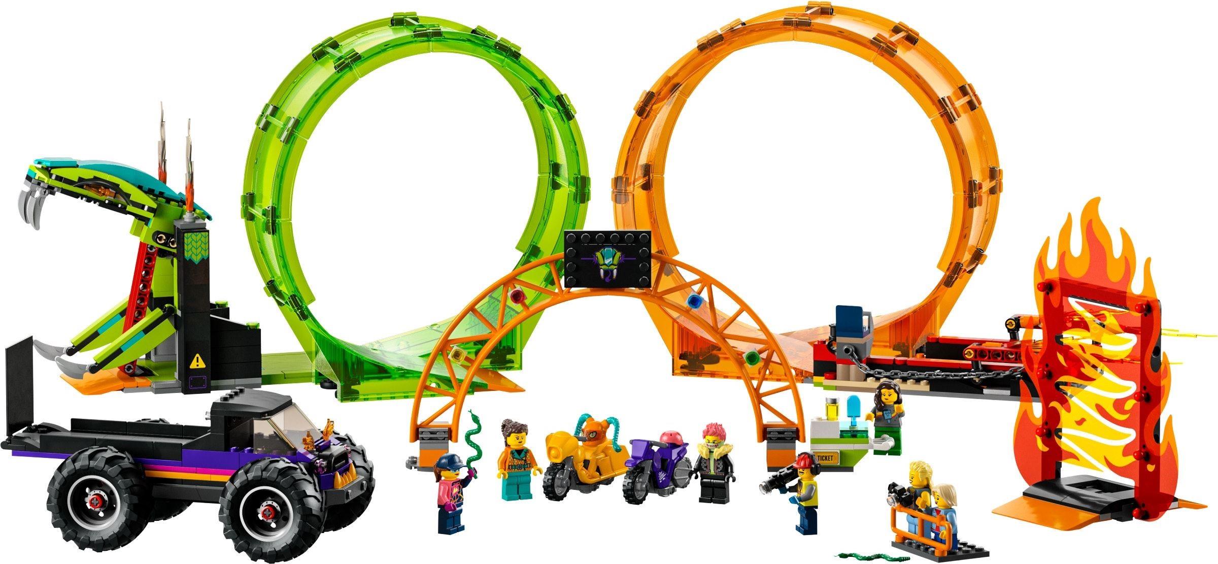 LEGO City Stuntz Smashing Chimpanzee Stunt Loop 60338 Building Toy Set for  Boys, Girls, and Kids Ages 7+ (226 Pieces)
