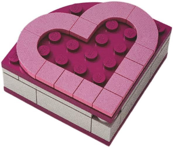 Lego heart hot sale box