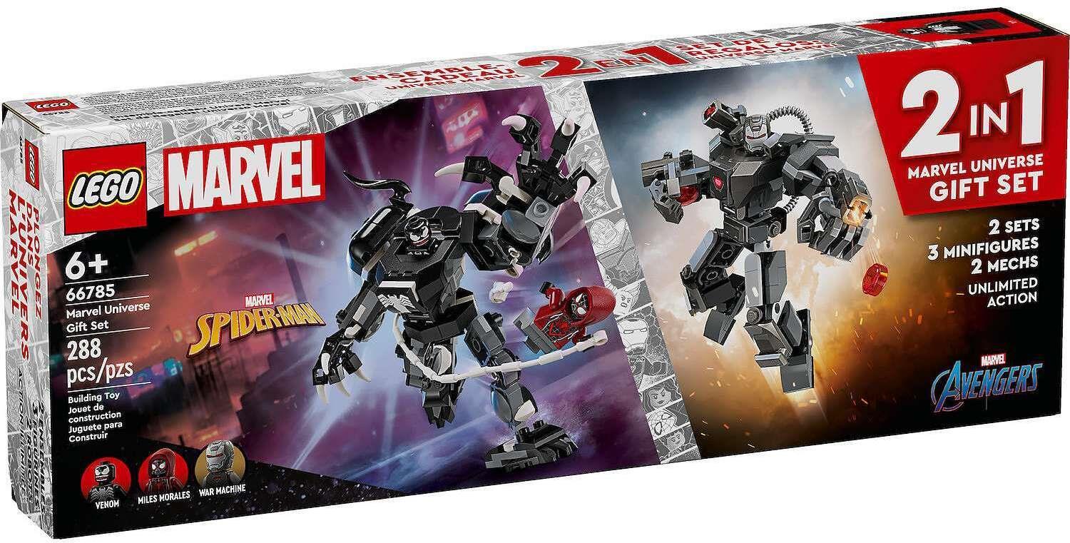 LEGO MARVEL 3-IN-1 SUPER MECH PACK (66635) - factory RETIRED - NEW, FACTORY SEALED BOX