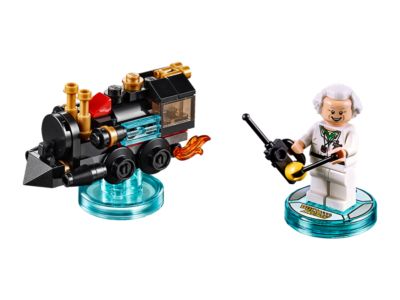  LEGO Dimensions: Fun Pack Back To The Future Doc Brown : Toys &  Games