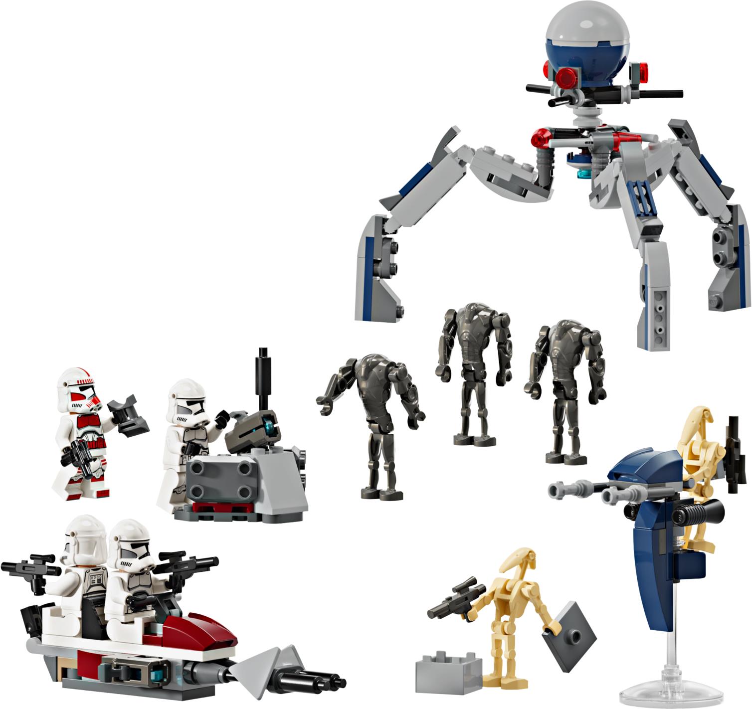 EARLY New 2024 75372 Lego Starwars Clone and Droid battle pack.