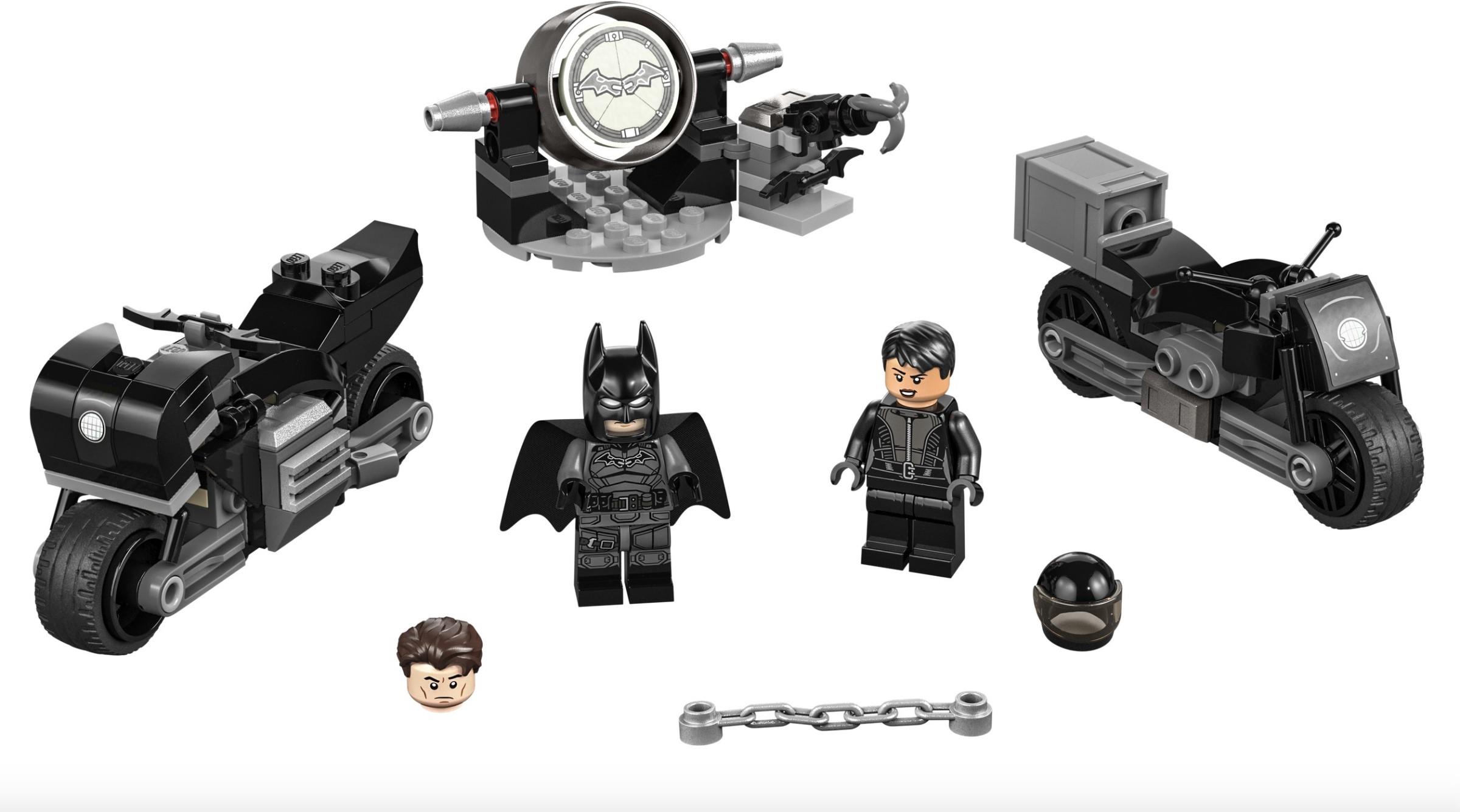 The Batman 2022 LEGO sets: Batcave, Riddler, Catwoman chase