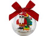Lego Holiday Combo Pack - Christmas Tree with Presents, Holiday Wreath, 2 Candy Canes, and Santa Claus Minifigure with North Pole Stand