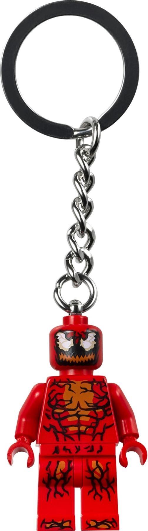 LEGO Marvel Venom + Carnage Minifigure Keychain Ring Set 854006 854154