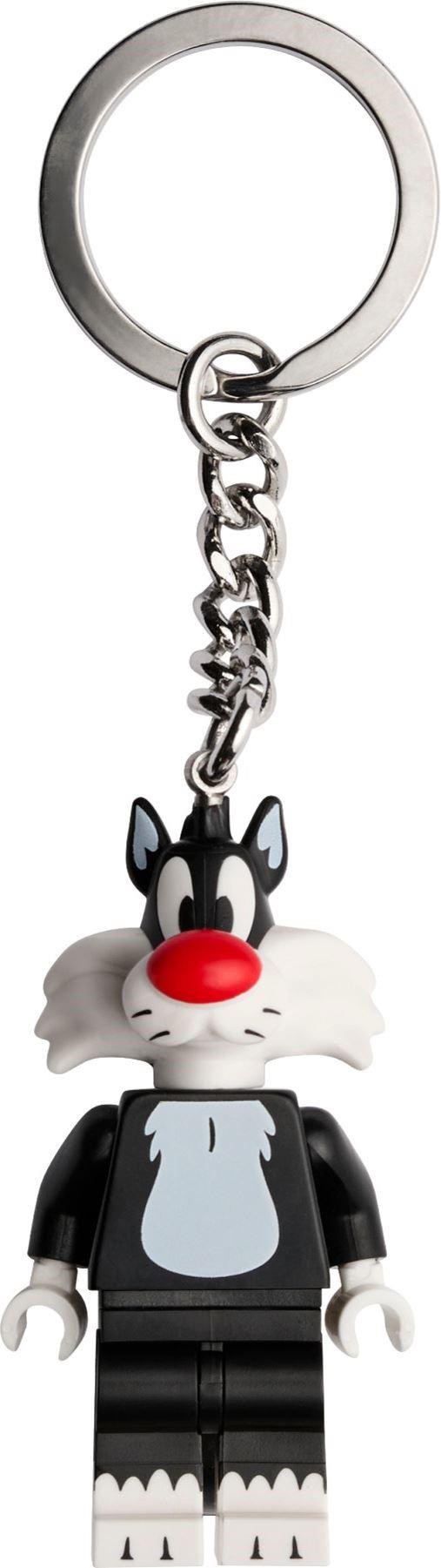 Sylvester the Cat™ Badge Reel Made With LEGO® Minifigure