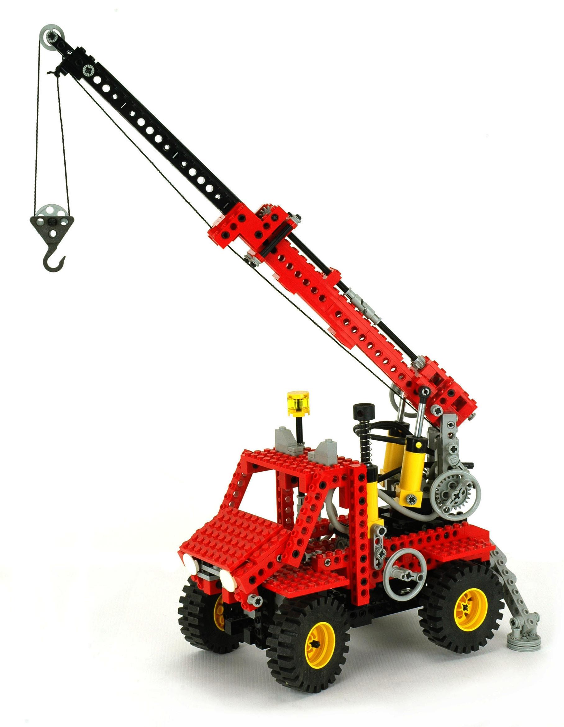 lego red crane