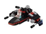 1x Lego Set Star Wars Jedi Scout Fighter Vaisseau Spatial 75051 Blanc  Incomplé