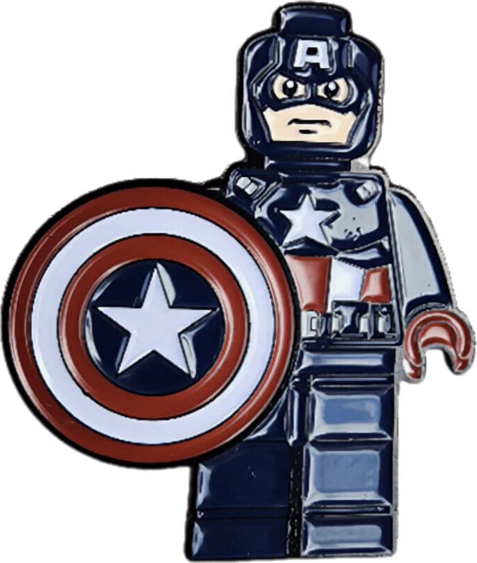 LEGO SDCC 2023 Captain America Pin